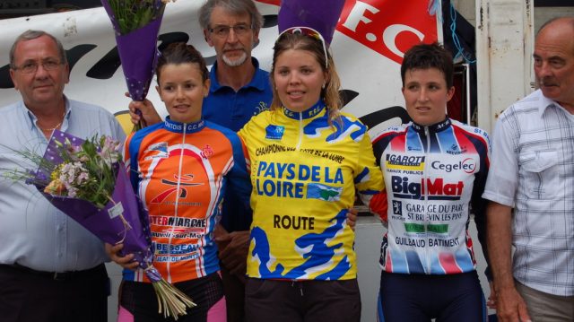Championnat Pays de Loire Dames : Les titres pour Darcel, Morinaud, Eraud et Fortin