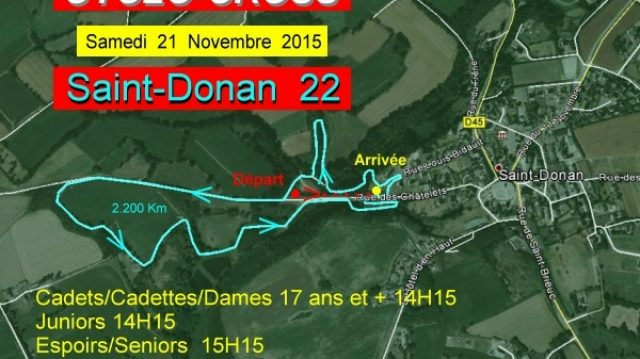 Saint-Donan (22) : les engags du cyclo-cross  