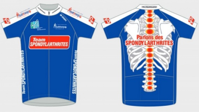 Team Spondylarthrites: un nouveau maillot en 2015