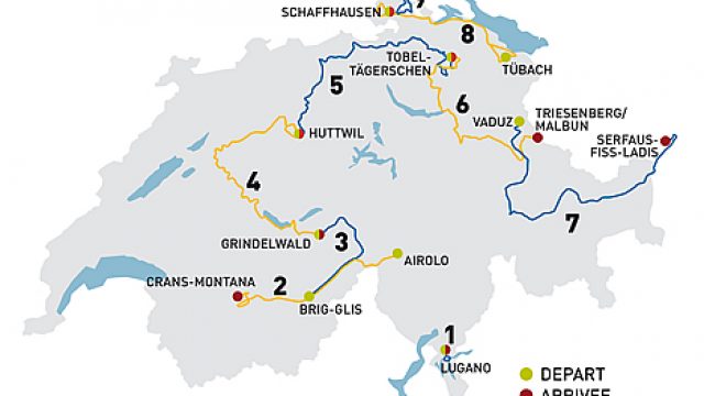 Tour de Suisse : Coup d'envoi  Lugano ce samedi 