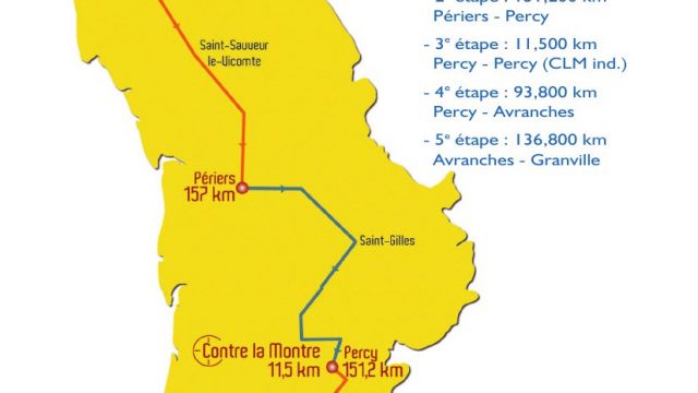 47e Tour de la Manche : dpart jeudi d’Urville-Nacqueville  
