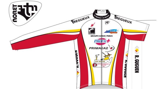 Le maillot 2013 du Vlo Sport Trgueusien.