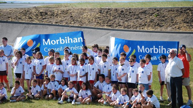 Finale des dcouvertes de la piste 2010 des coles de cyclisme du Morbihan