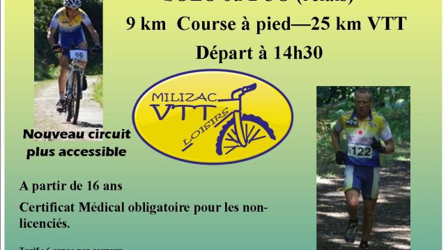 Vtathlon  Milizac (29) ce week-end