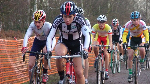 Dans le Rtro Livin 2005 : Yann Le Quau au pied du podium juniors 