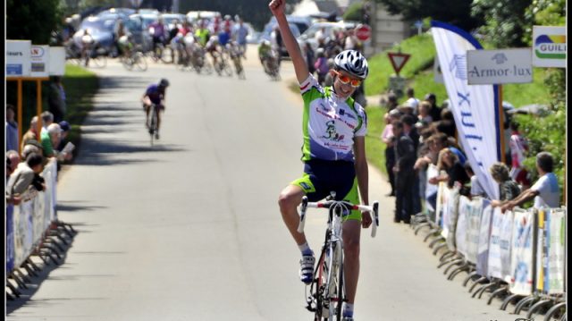 Ronde Finistrienne cadets : Robin en solitaire.