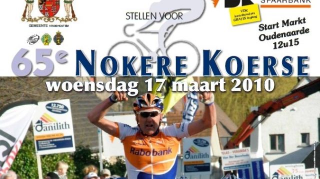 65e dition de Nokere - Koerse (Belgique): les engags 