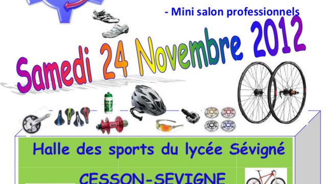 Bourse aux vlos et accessoires  Cesson-Svign le 24 novembre 