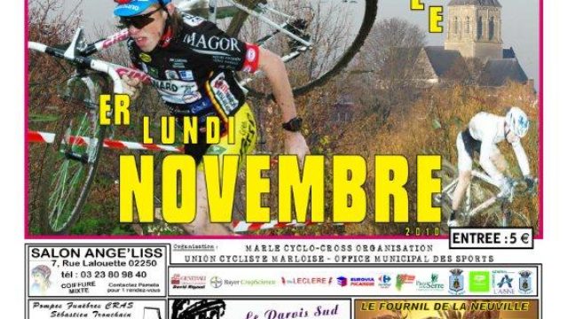 Cyclo-Cross de Marle (02) le 1er novembre : Mourey pour la passe de 4 ? 