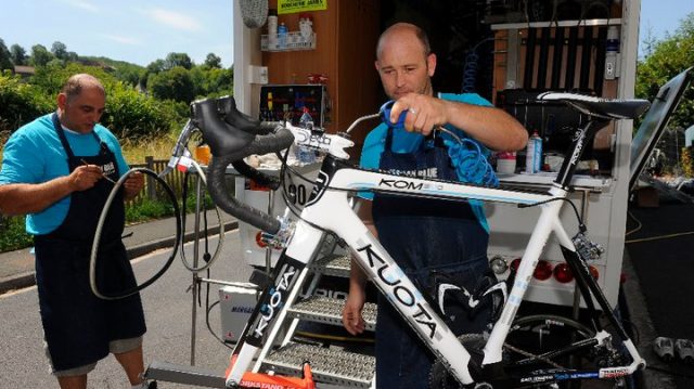 Les coulisses d'une quipe sur le Tour