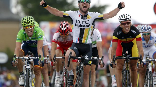 Cavendish au sprint au Cap Frhel