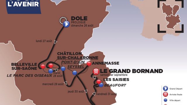 Tour de l'Avenir 2012 : de Dole au Grand Bornand 
