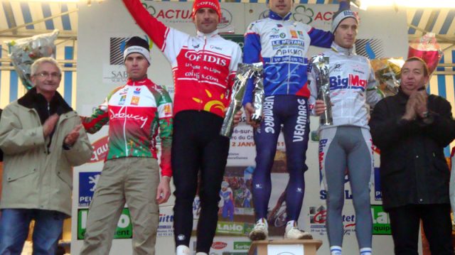 Cyclo-cross de Sabl-sur-Sarthe (72) : Roussel, Ledanois et Derouint  