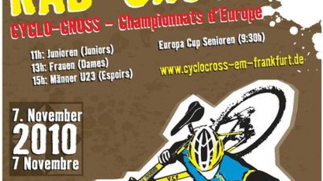 Championnat d'Europe Cyclo-Cross  Francfort (Allemagne) : les classements  