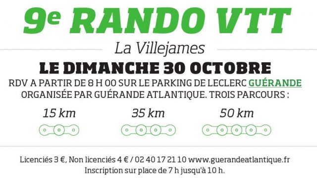 9e Rando VTT  Gurande (44) le 30 octobre