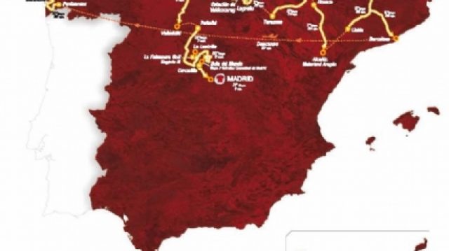 Le parcours de la Vuelta 2012 dvoil 