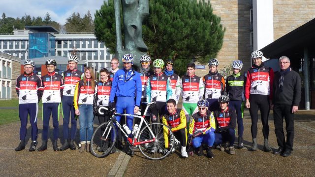 Benot Vaugrenad en visite au lyce Beaumont 