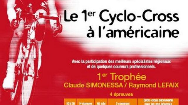 Cyclo-Cross  l'Amricaine  Pac : Boulo, Fillaut, Guillou et Berthou au dpart 