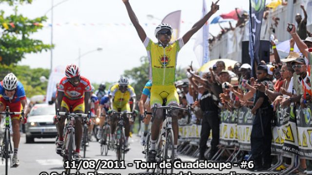 Tour de Guadeloupe 2011 : Lanclume au sprint au Gosier. Carne toujours leader.