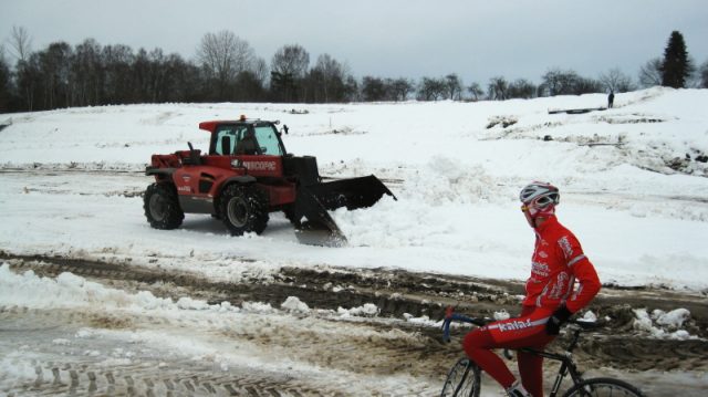 Le trac de Tabor sous la neige ! 