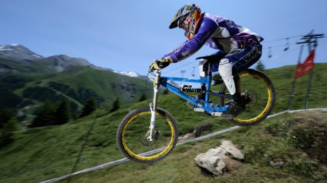 Coupe de France VTT Descente  Val d'Isre : Badouard 2e 