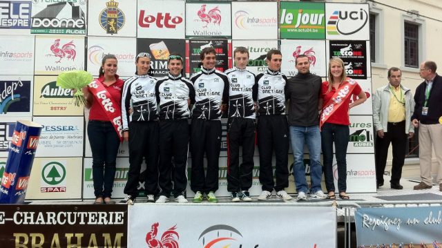 Lige - La Gleize : le Club Bretagne Juniors s'impose sur le contre la montre