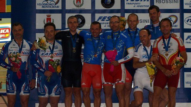 Championnat d'Europe Masters piste  Montichiari (Italie) : Caporossi en or dans le sprint par quipes