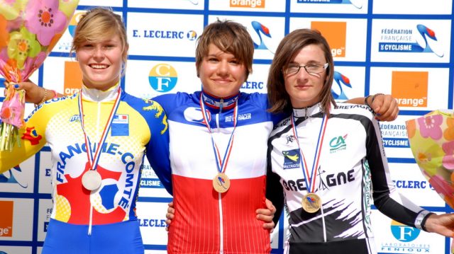 France piste : Grard dcroche le bronze en vitesse cadettes