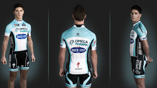 Omega Pharma - Quick Step : le maillot 2012