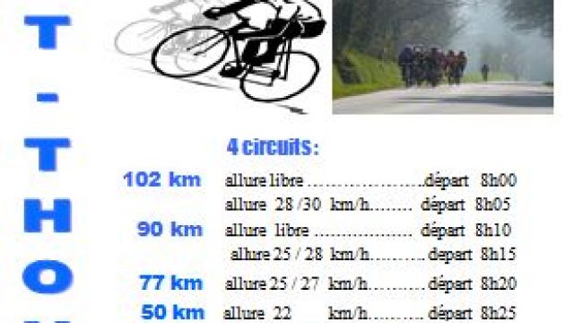 Rando Cyclo  Saint Thonan (29): ce dimanche 1 avril 