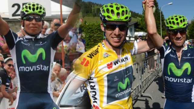 Route du Sud : Nairo Quintana (Movistar) / Guillou plac