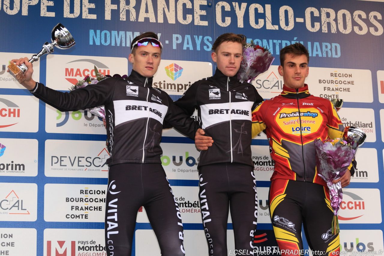 Doubl loudacien en juniors    / Finale Coupe de France de CX 2016  Nommay