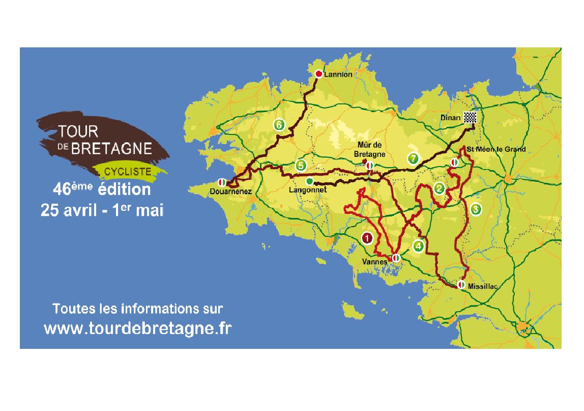 Tour de Bretagne ce lundi : attention au final !