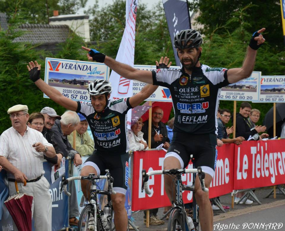 Pass'Cyclisme  Plouray (56) : Morin et Tabaric.