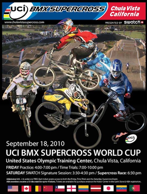 La coupe du Monde UCI BMX Supercross fait tape  Chula Vista 