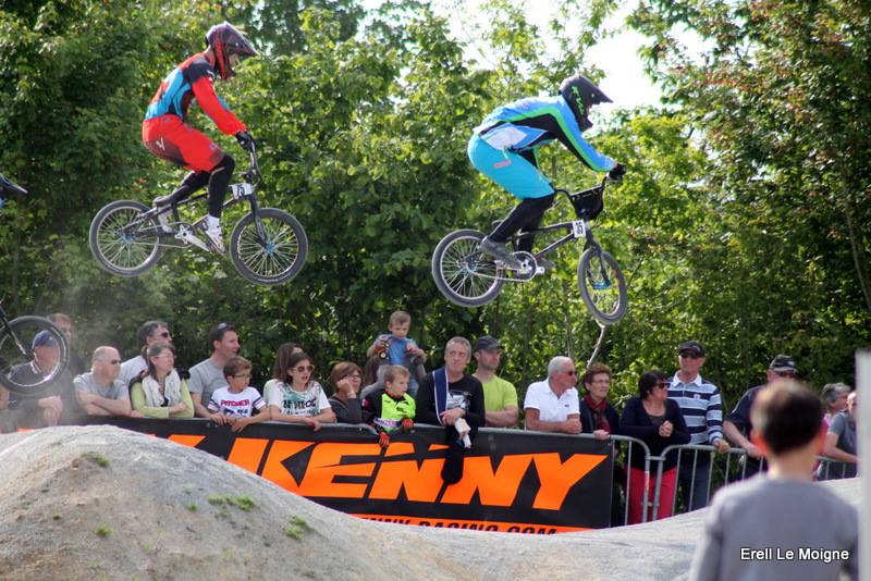 Hennebont (56): inauguration de la piste de BMX,le 30 Mai