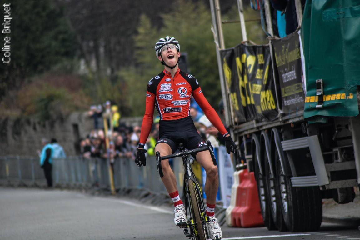 Laurance en cadet / Chtelaudren: championnats de Bretagne de cyclo-cross