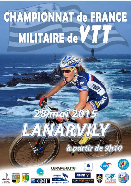 Le France Militaire de VTT  Lanarvily le 28 mai