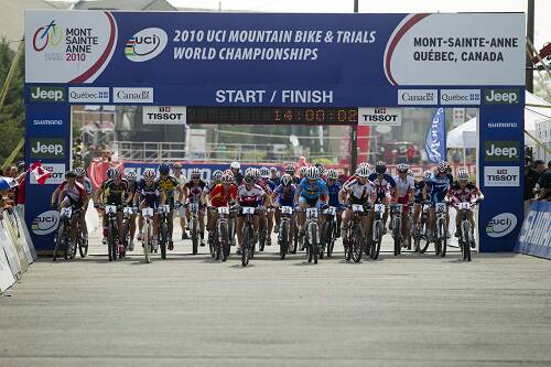 Mondiaux VTT espoirs Hommes  Mont-Saint-Anne : Tripl Suisse, Vuillermoz 4e  