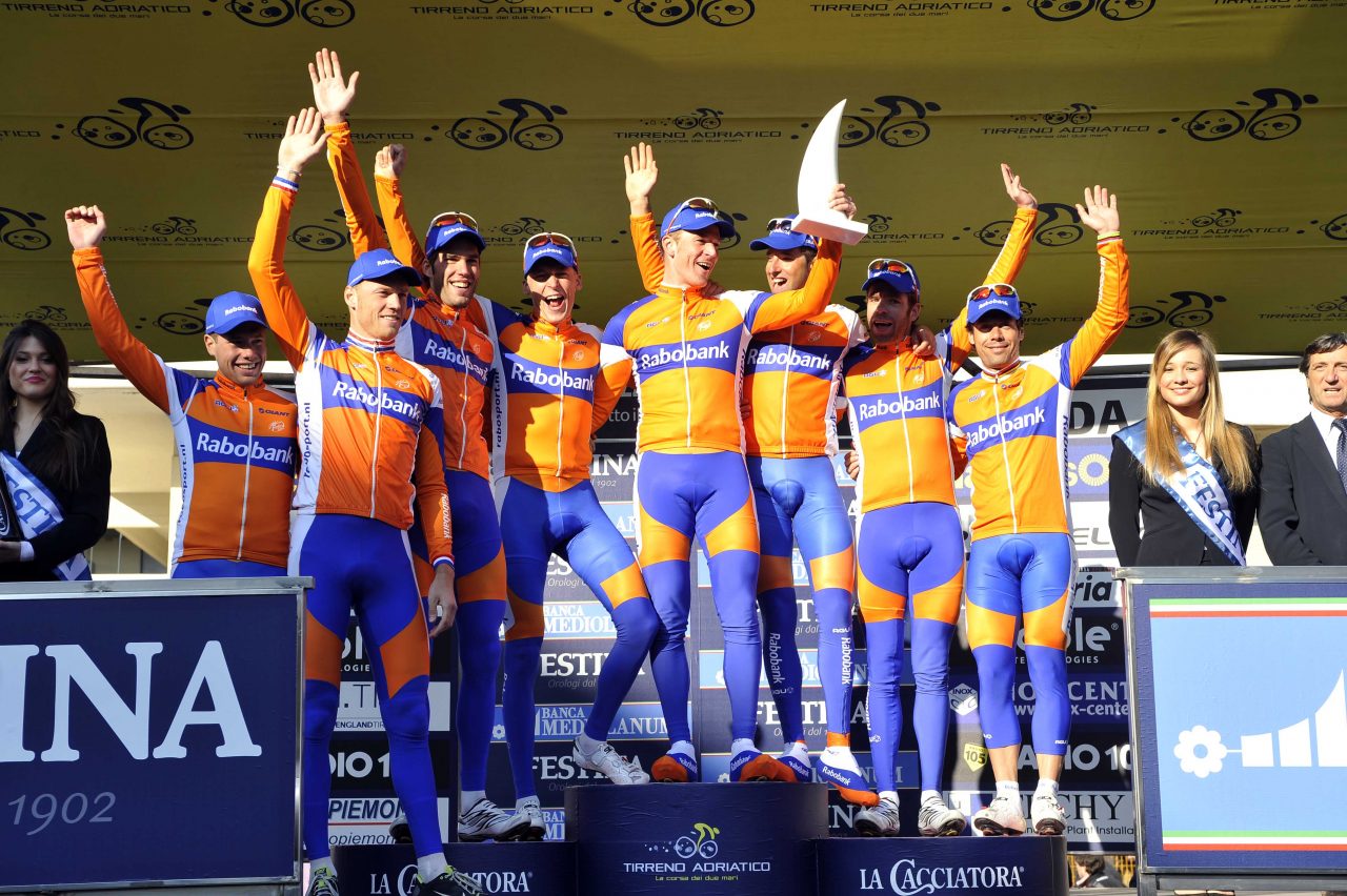 Tirreno-Adriatico : Boom et Rabobank les plus rapides dans le chrono