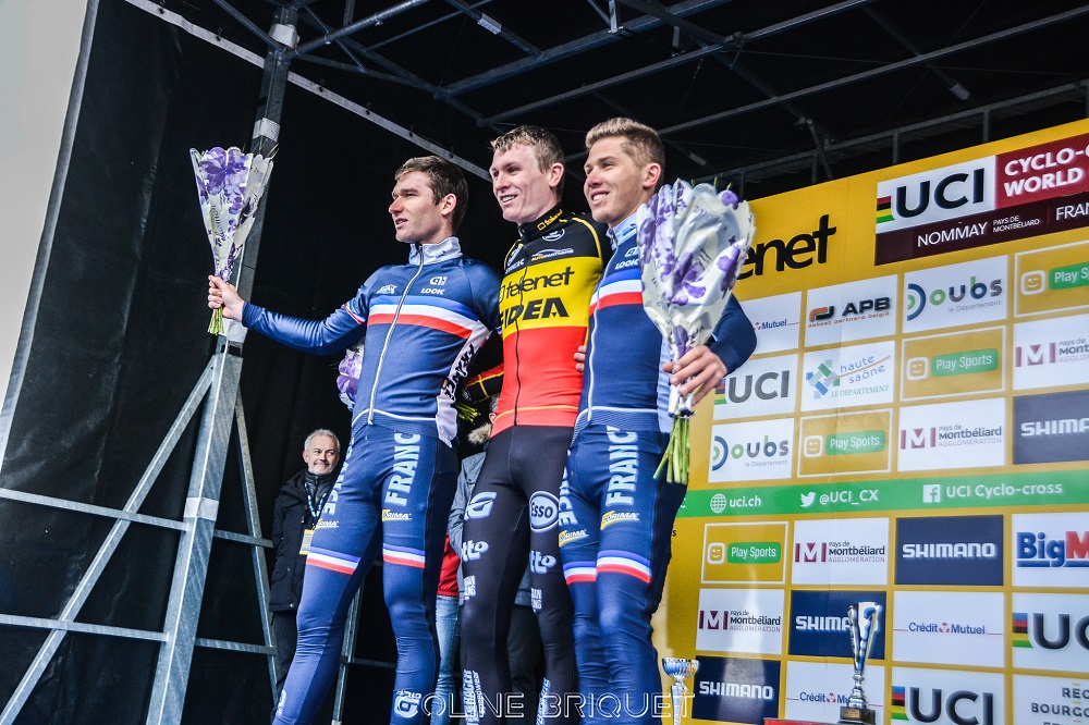 Coupe du Monde CX Espoirs : Gras 2me / Benoist 6me 