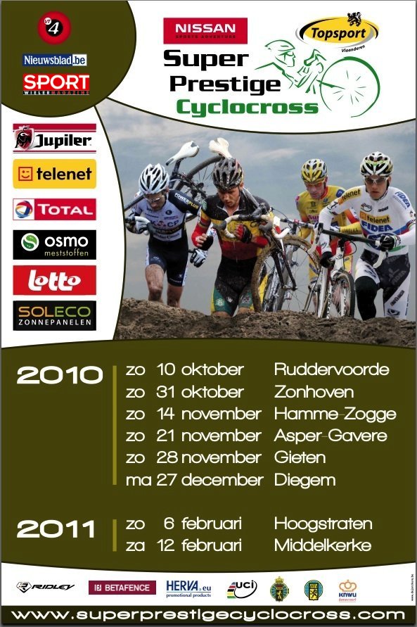 Superprestige Noordzeecross  Middelkerke : les engags 