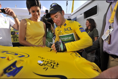 Voeckler en jaune !