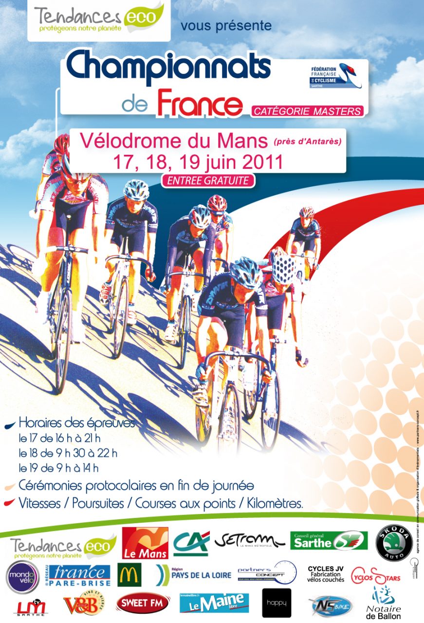 Tout savoir sur le championnat de France Piste Masters au Mans 