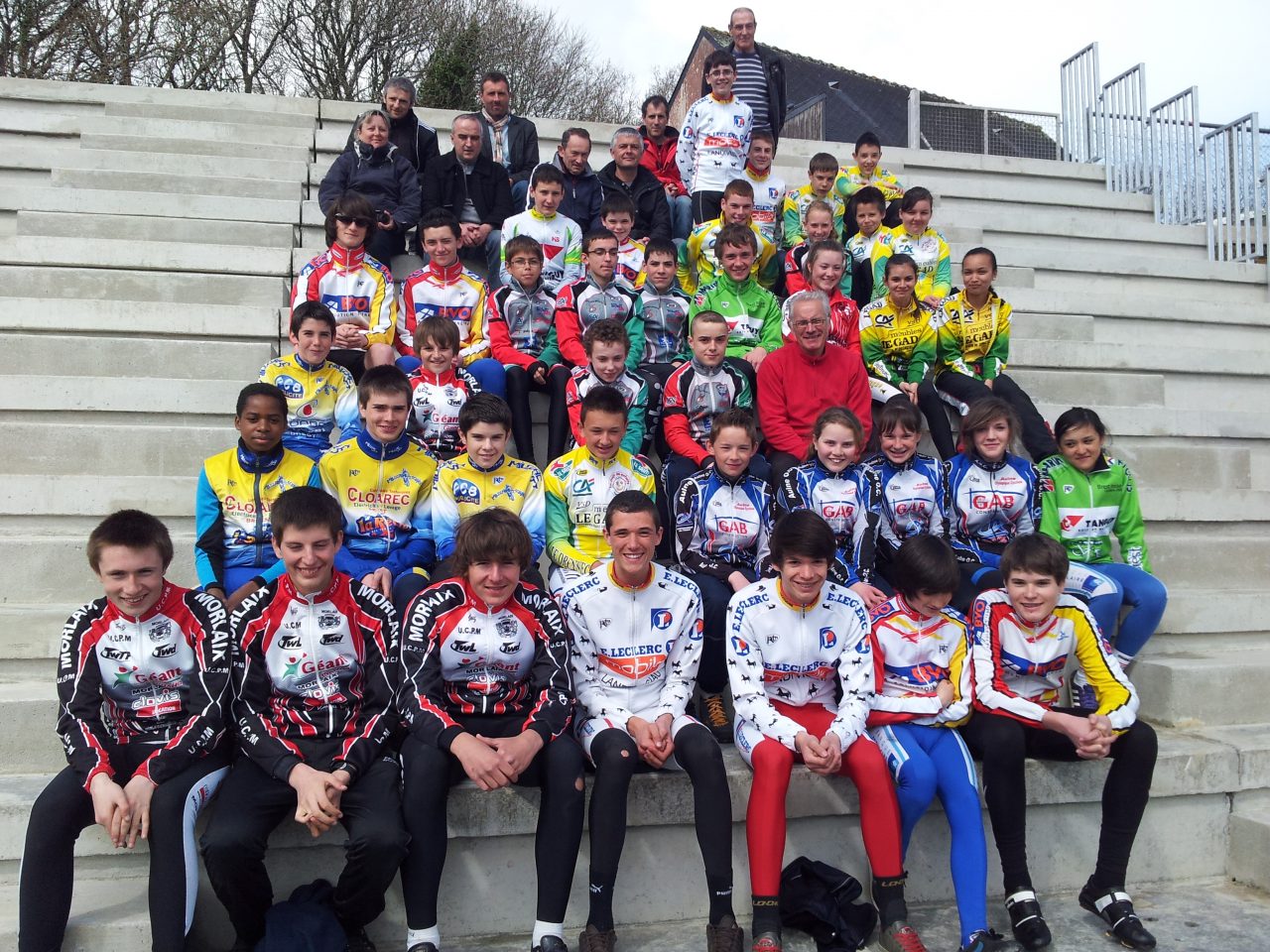 46 jeunes pistards en stage  Plouzan 