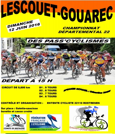 Lescouet Gouarec (22) : Dpartemental des pass, le 12 juin
