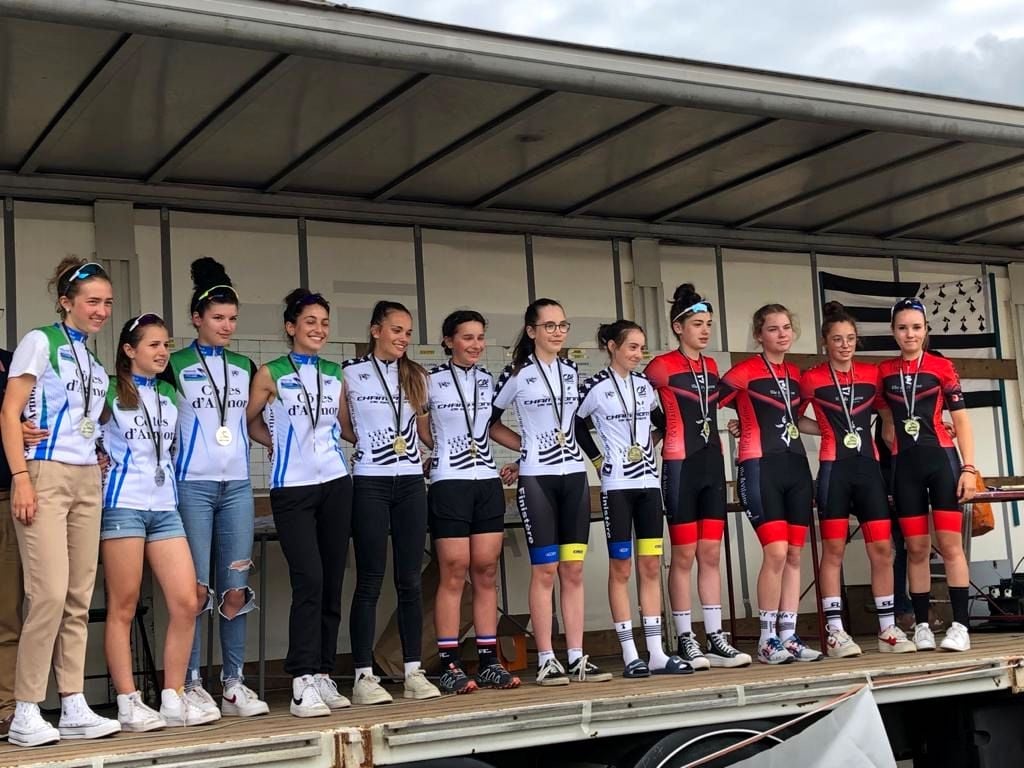 Bretagne CLM par quipe des dames: les Finistriennes et les Morbihanaises championnes