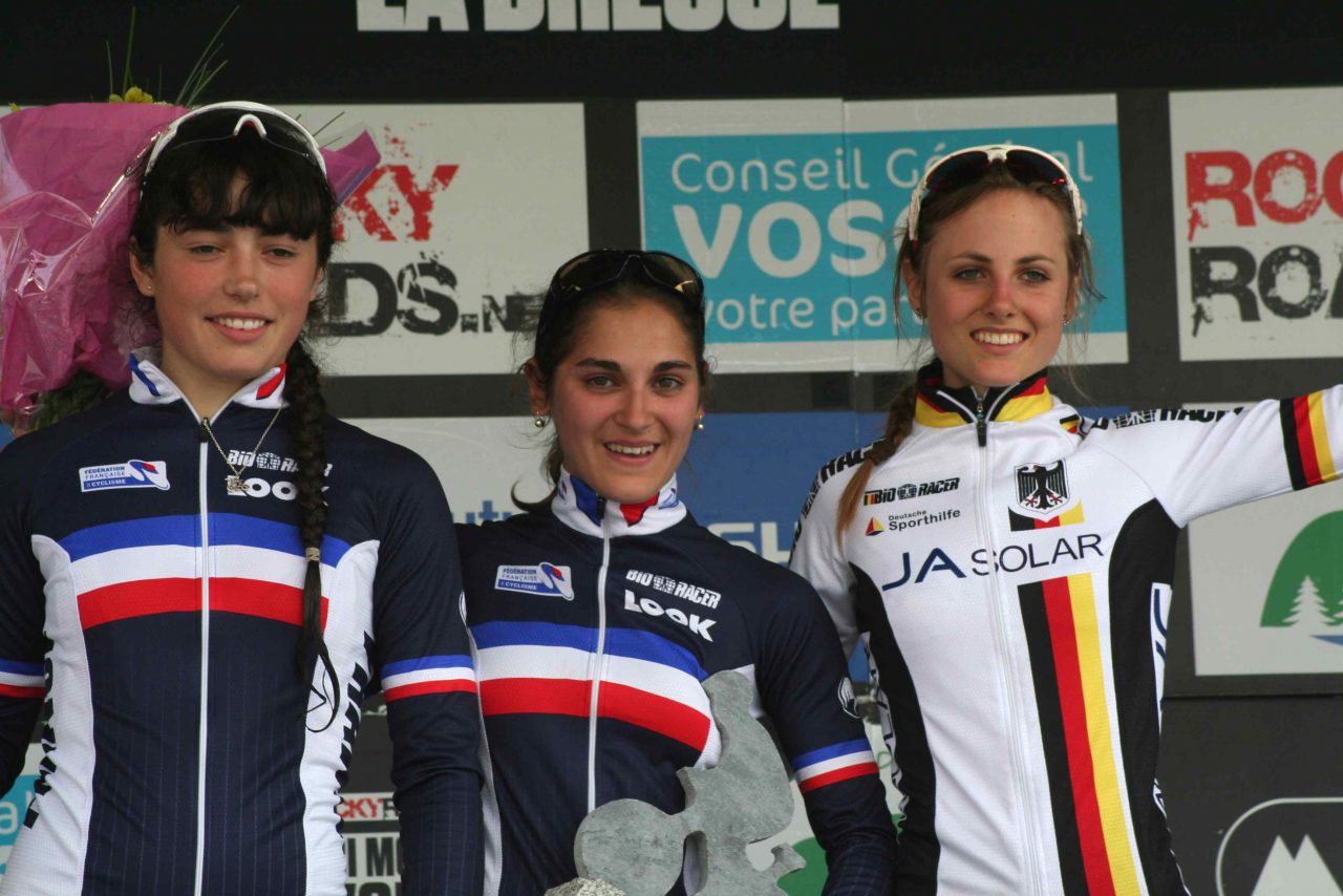 Coupe du Monde VTT  La Bresse (France) : doubl des juniors franaises !