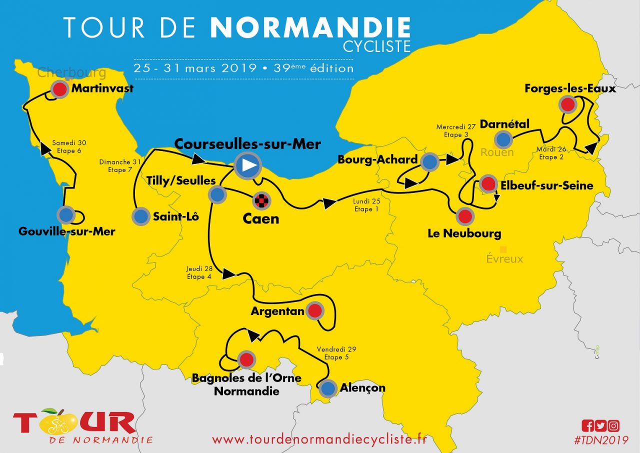 Le Tour de Normandie 2019 est lanc