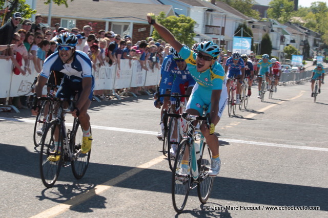 GP Saguenay : L’tape au Kazakh KAMYSHEV, Le maillot de leader au danois JUUL JENSEN